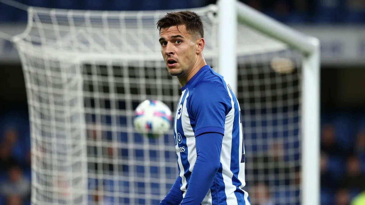 A defensive error cost Brighton & Hove Albion as Leeds United's Jayden Bogle scored, with the Seagulls now sitting 10th...